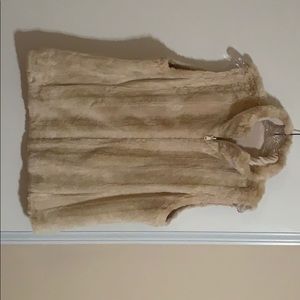 Faux fur vest